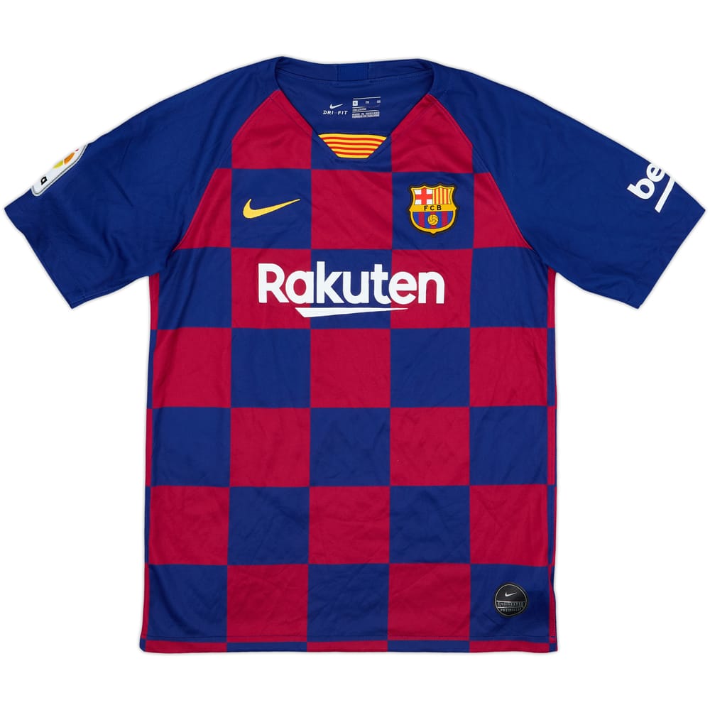 2019-20 Barcelona Home Shirt - 8/10 - (XL.Boys)