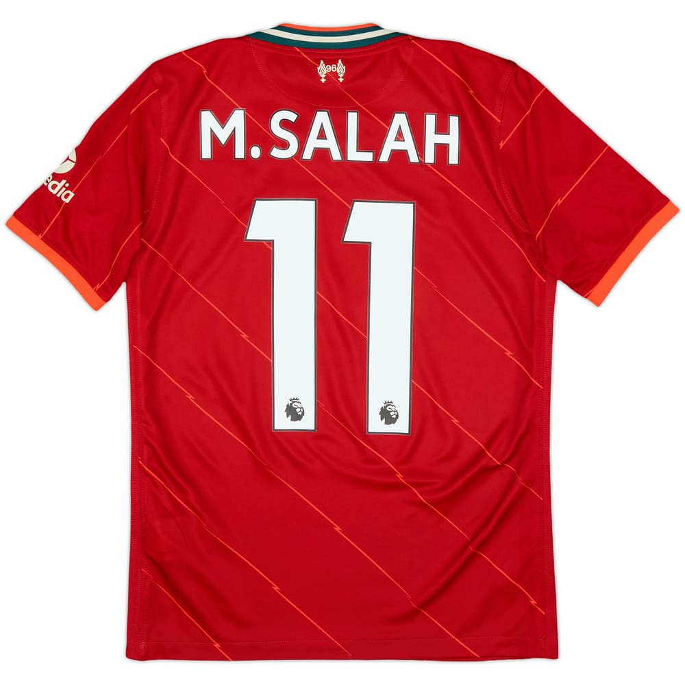 2021-22 Liverpool Home Shirt M.Salah #11 - 9/10 - (L.Boys)