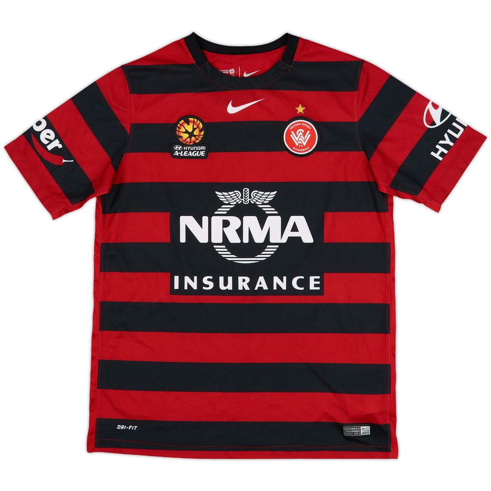 2015-16 Western Sydney Wanderers Home Shirt - 9/10 - (XL.Boys)