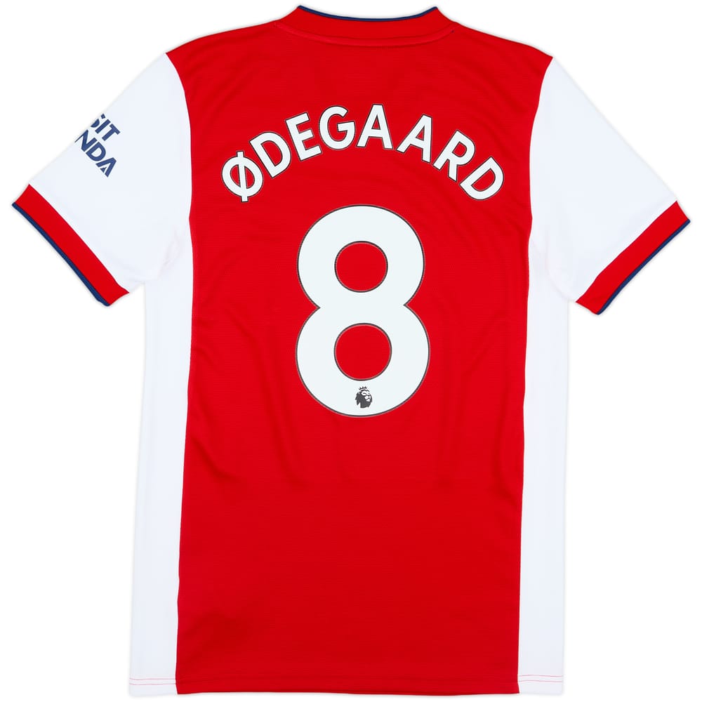 2021-22 Arsenal Home Shirt Odegaard #8 - 5/10 - (S)
