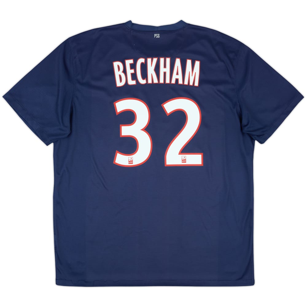 2012-13 Paris Saint-Germain Home Shirt Beckham #32 - 8/10 - (XL)