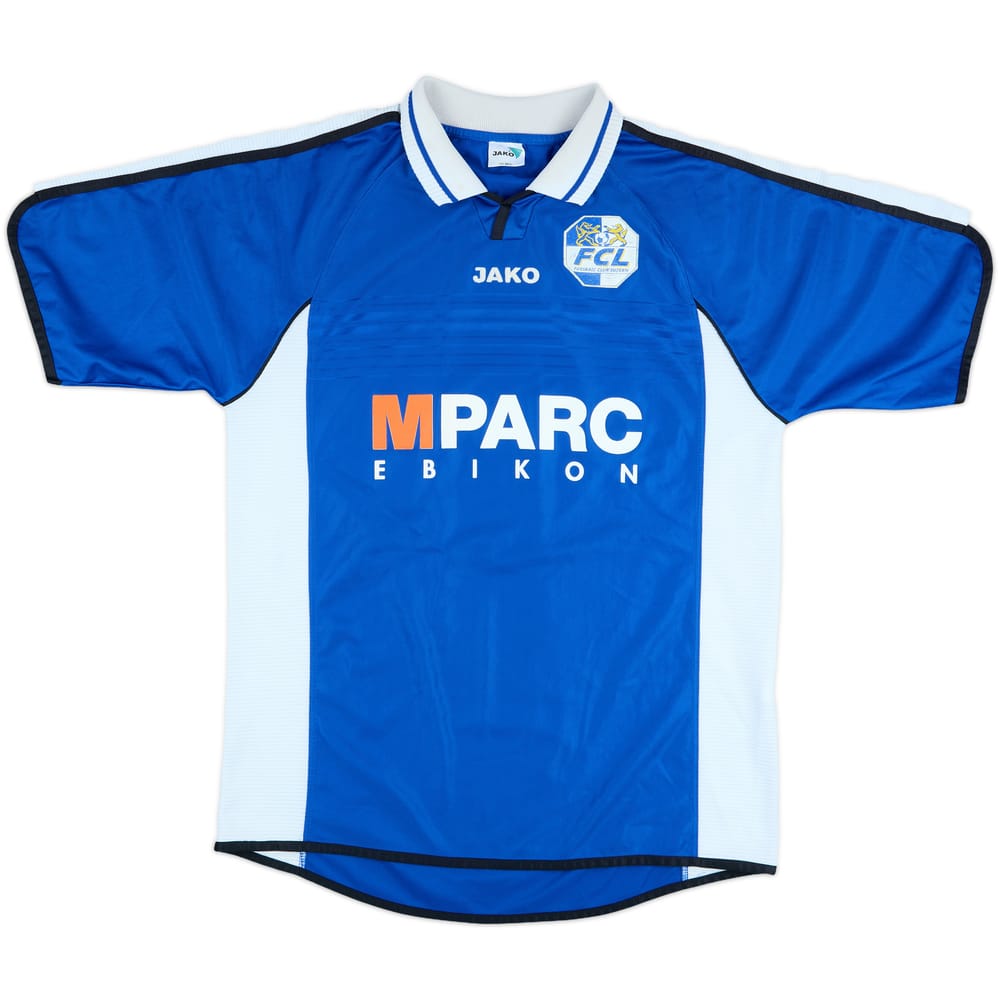 2002-03 Luzern Match Issue Home Shirt #4