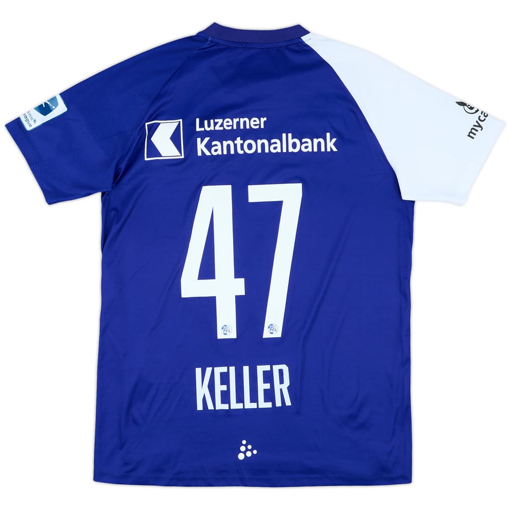 2021-22 Luzern Home Shirt Keller #47 - 6/10 - (L)