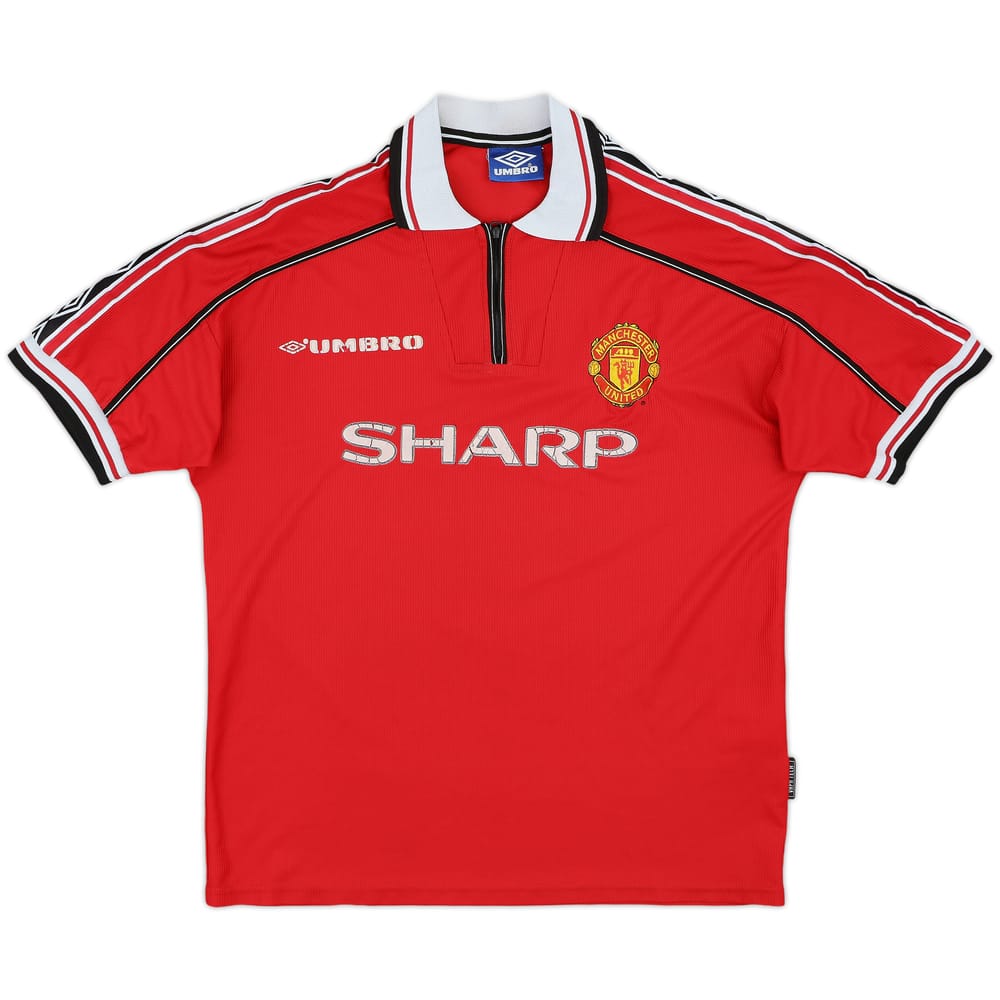 1998-00 Manchester United Home Shirt - 5/10 - (L)