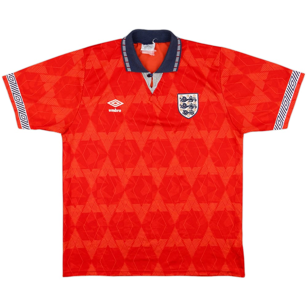 1990-93 England Away Shirt - 9/10 - (L)