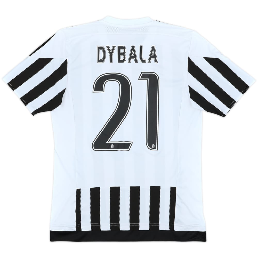 2015-16 Juventus Home Shirt Dybala #21 - 7/10 - (M)