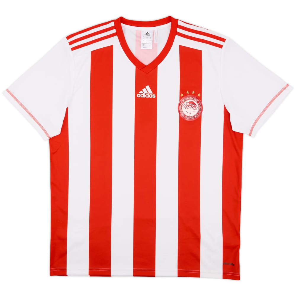 2015-16 Olympiakos Basic Home Shirt - 7/10 - (L)