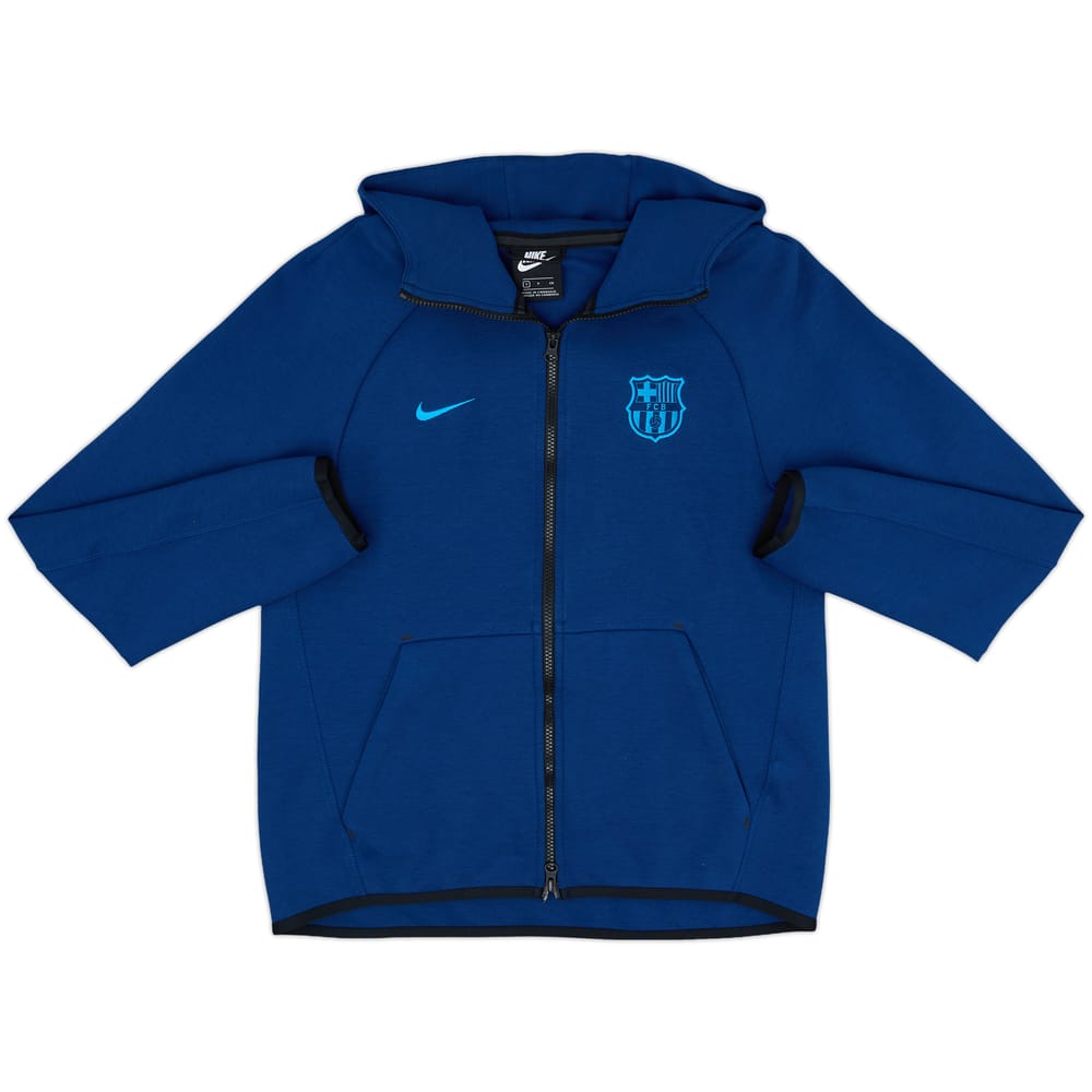 2018-19 Barcelona Nike Hooded Jacket - 8/10 - (S)
