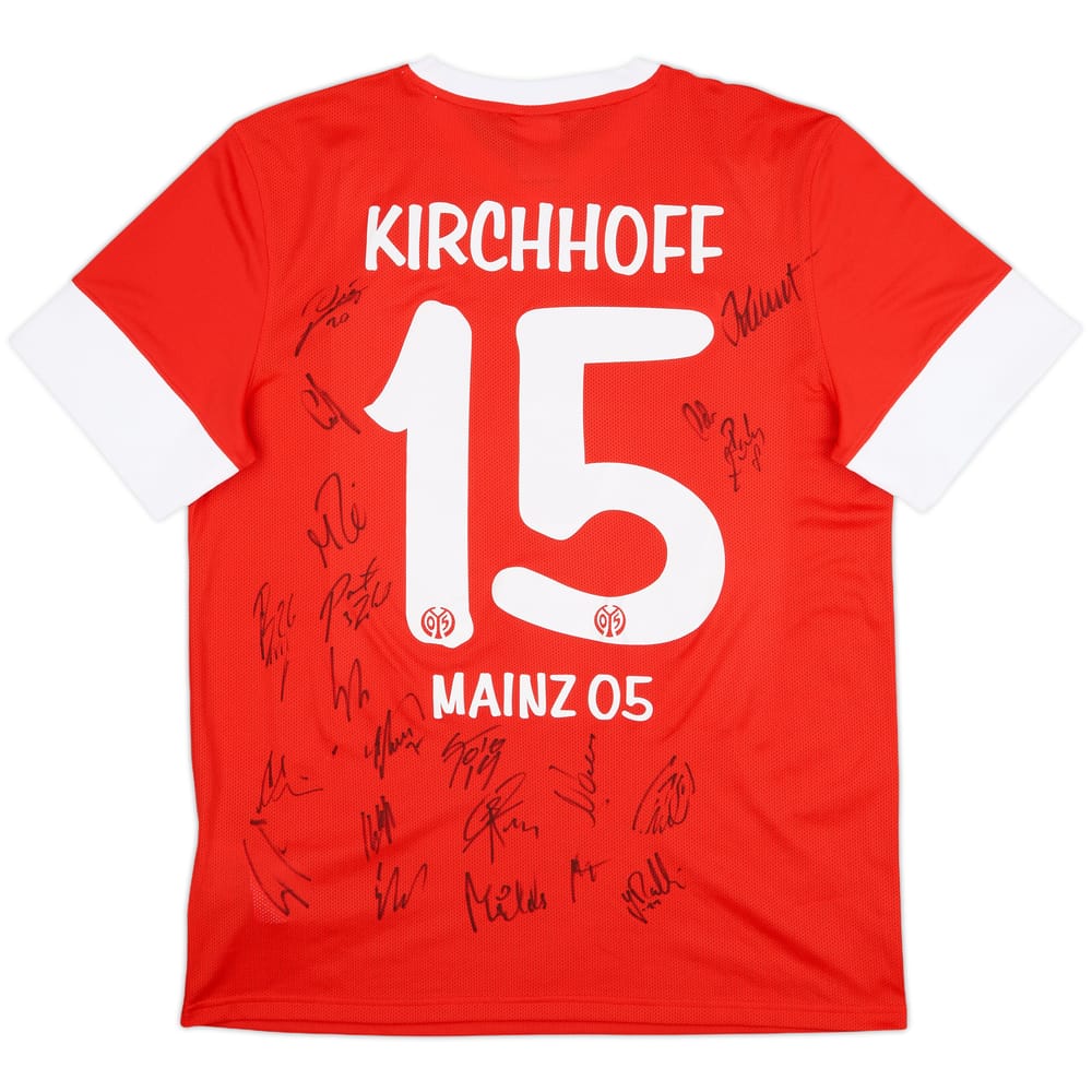 2012-13 FSV Mainz Signed Home Shirt Kirchoff #15 - 9/10 - (L)
