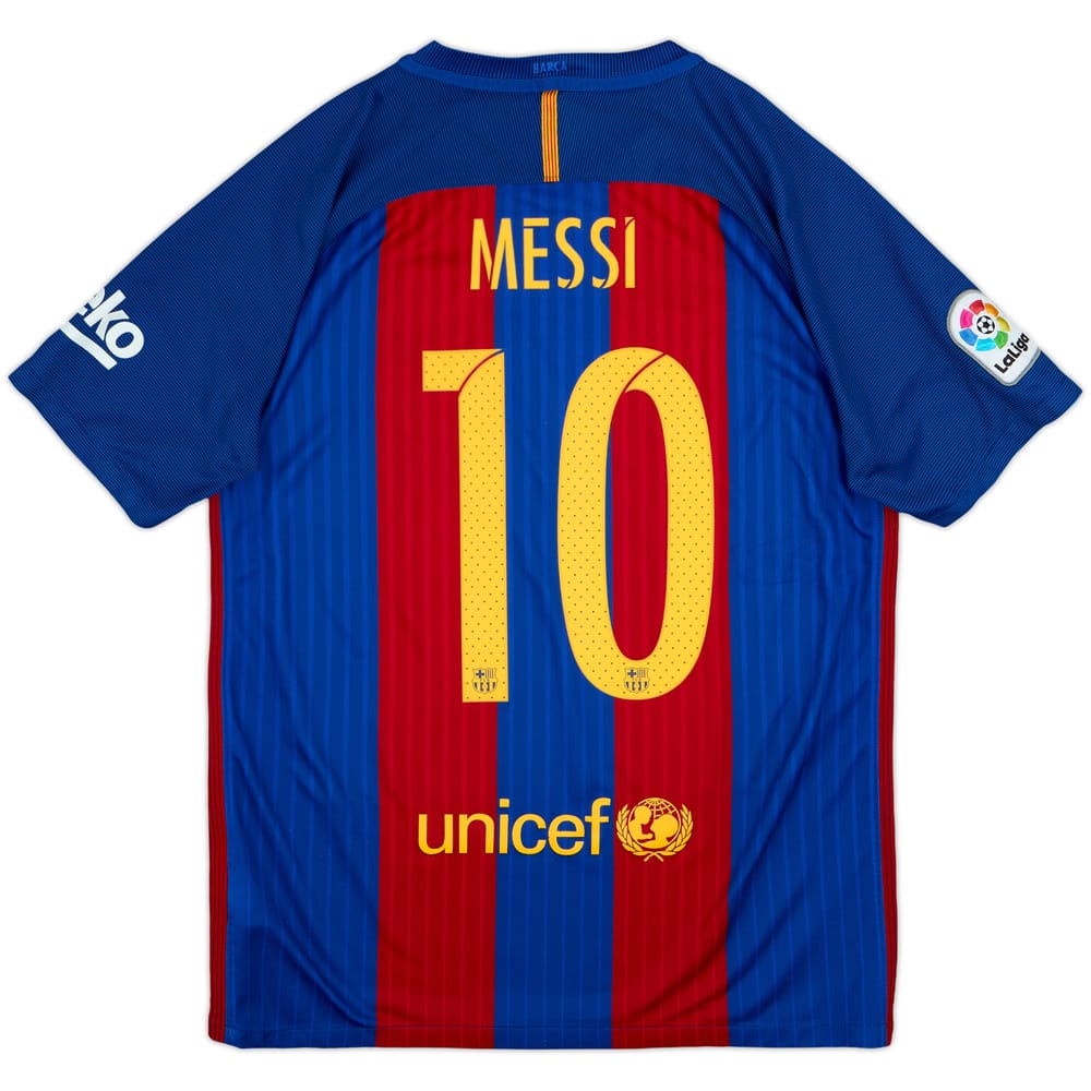 2016-17 Barcelona Home Shirt Messi #10 - 7/10 - (M)