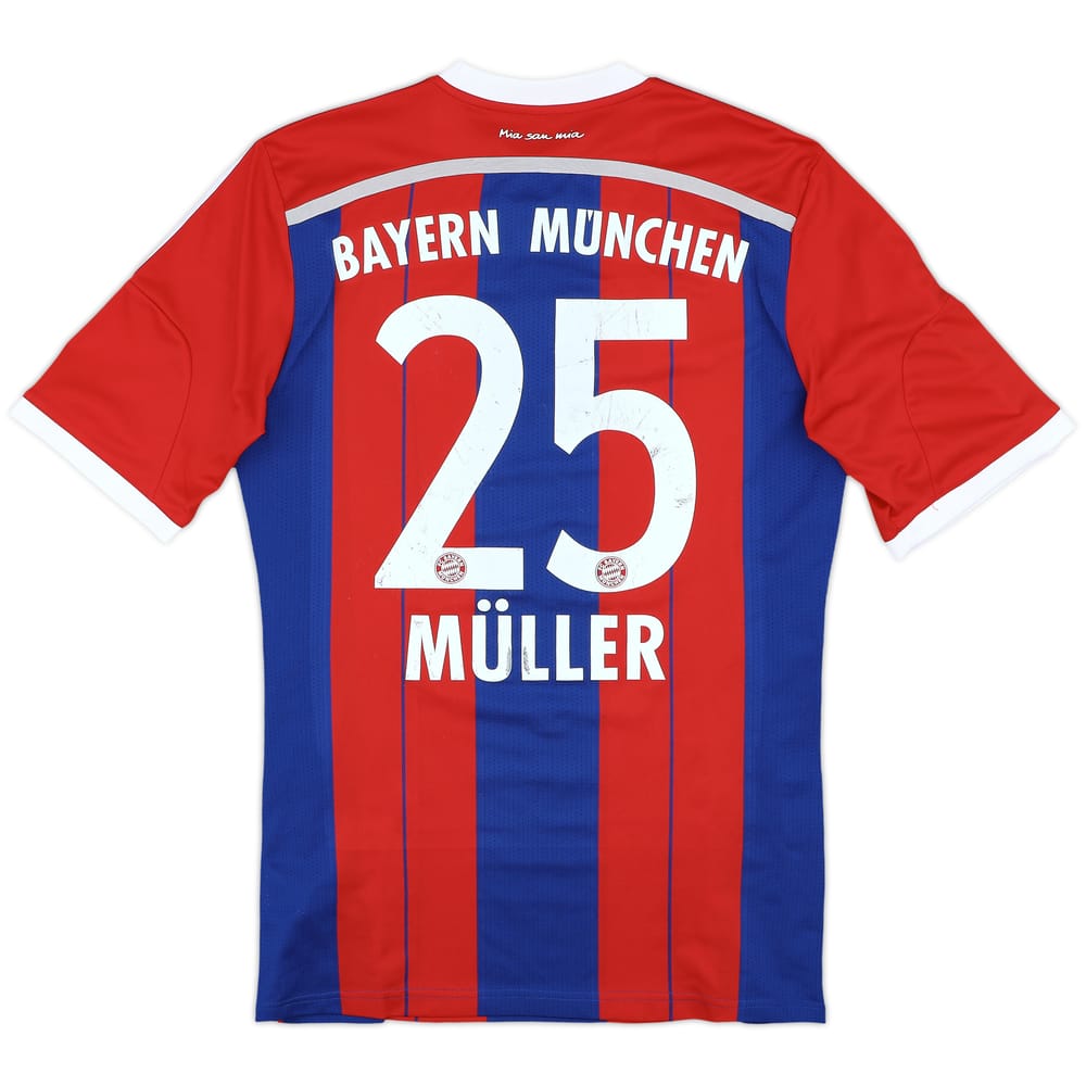 2014-15 Bayern Munich Home Shirt Muller #25 - 6/10 - (M)