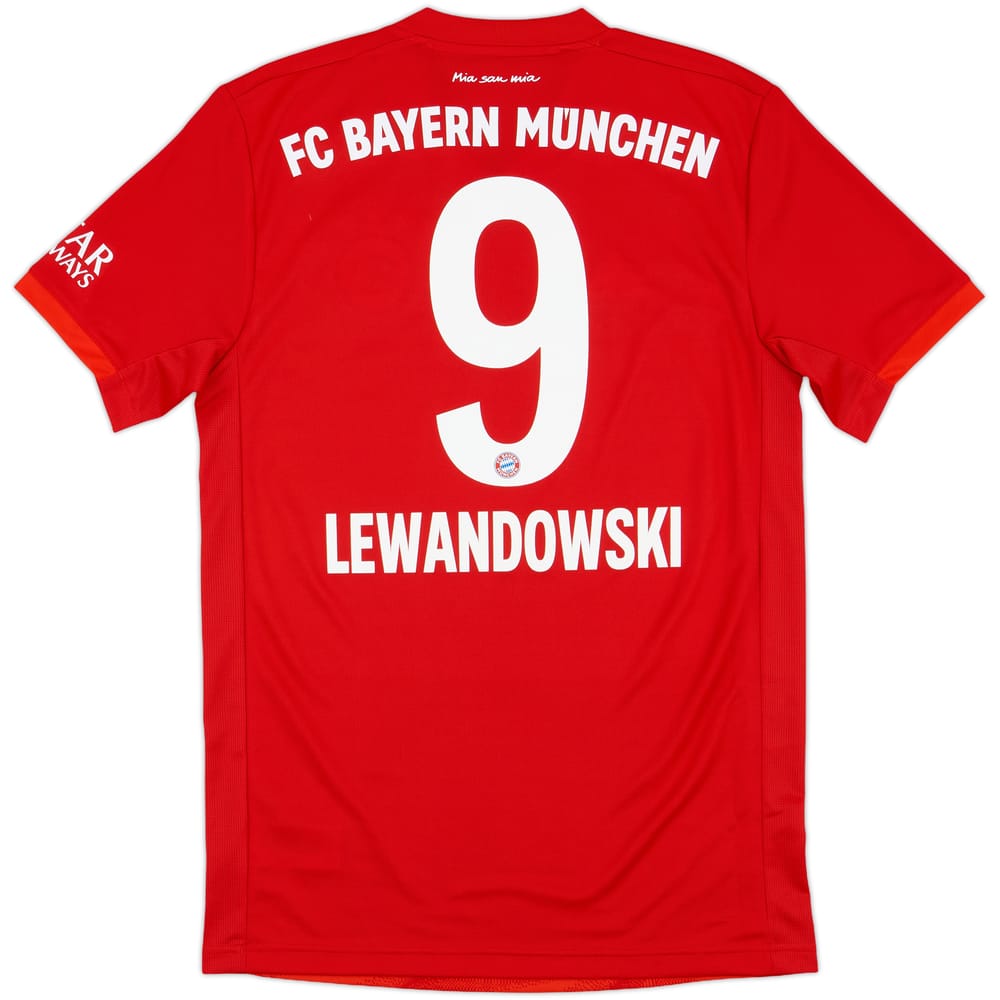 2019-20 Bayern Munich Home Shirt Lewandowski #9 - 9/10 - (S)