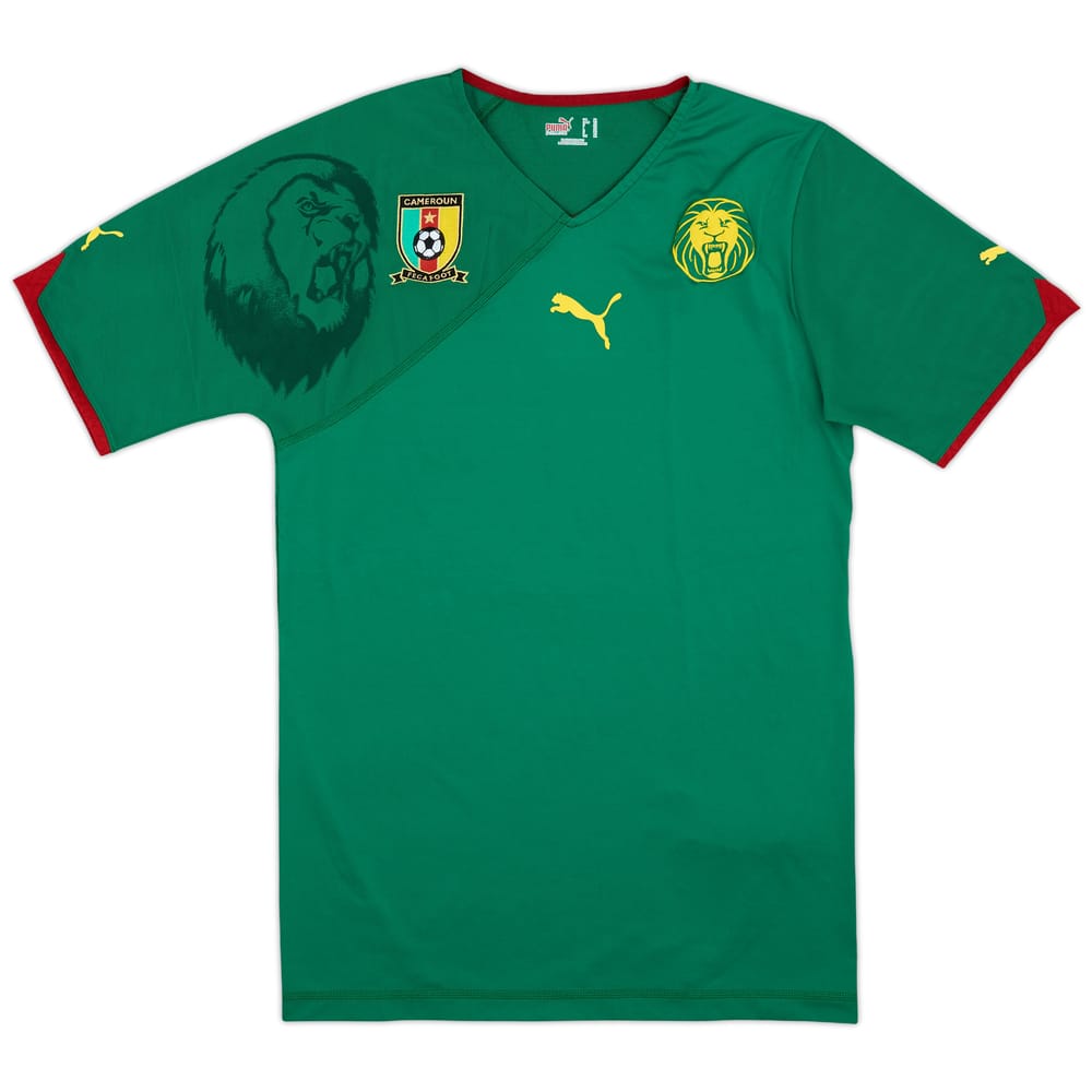 2010-11 Cameroon Player Issue Home Shirt - 10/10 - (XL)