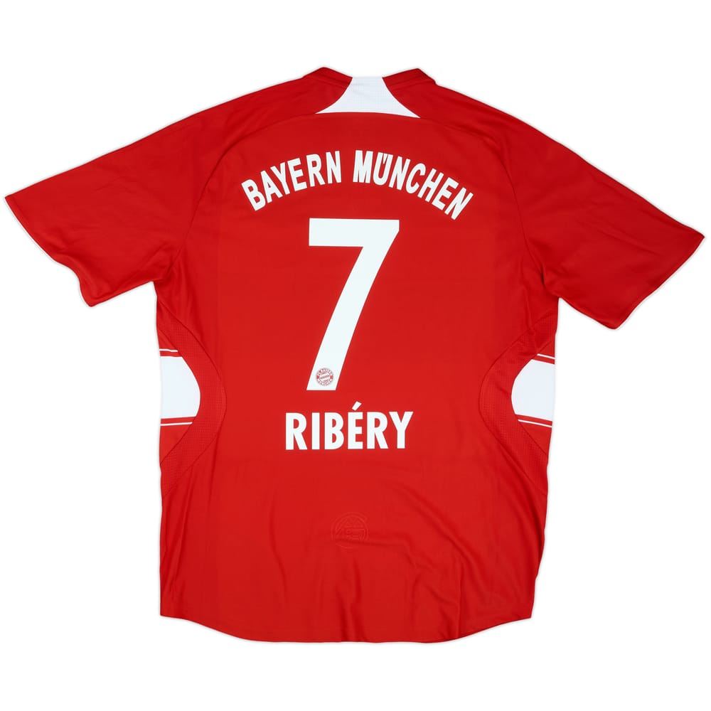 2007-08 Bayern Munich Home Shirt Ribery #7 - 8/10 - (L)