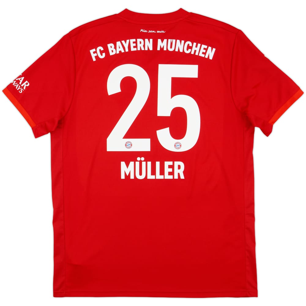 2019-20 Bayern Munich Home Shirt Muller #25 - 8/10 - (L)