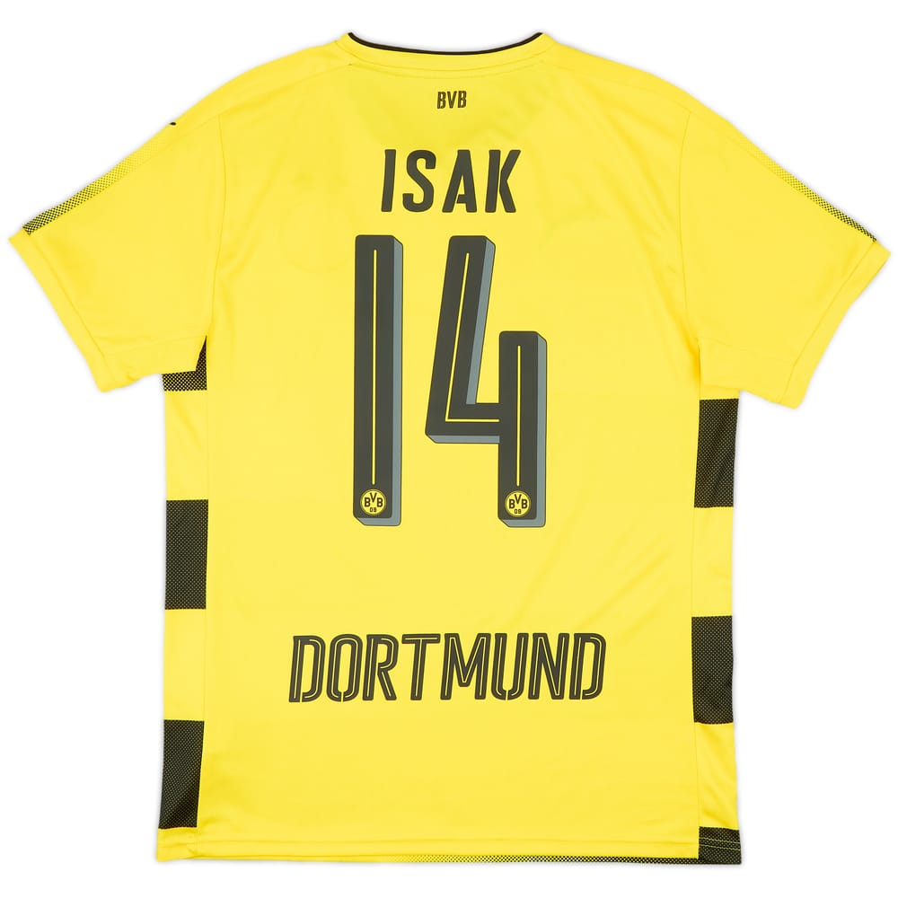 2017-18 Borussia Dortmund Home Shirt Isak #14 - 8/10 - (M)