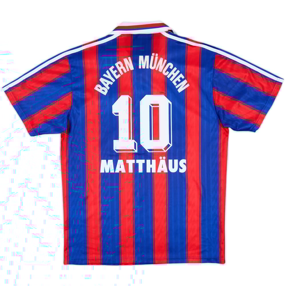 1995-97 Bayern Munich Home Shirt Matthaus #10 - 5/10 - (M)