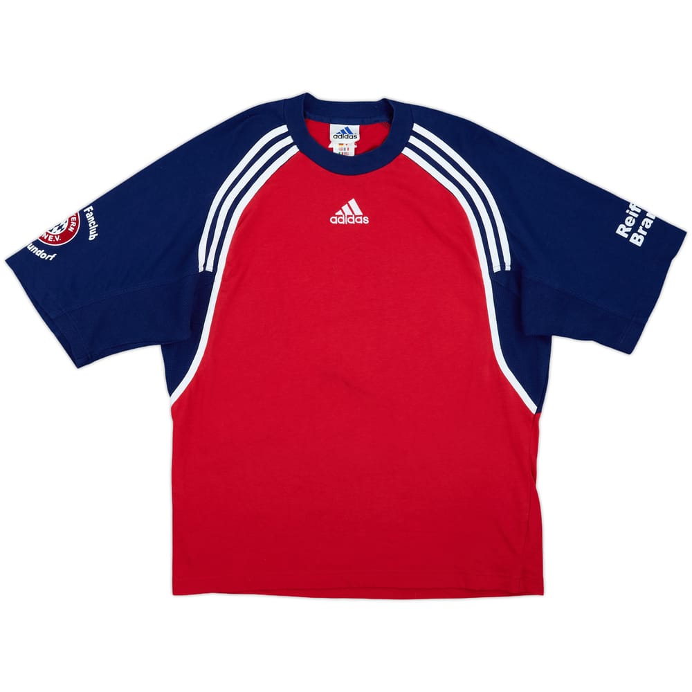 2000-01 Bayern Munich Fanclub adidas Cotton Tee - 8/10 - (L)