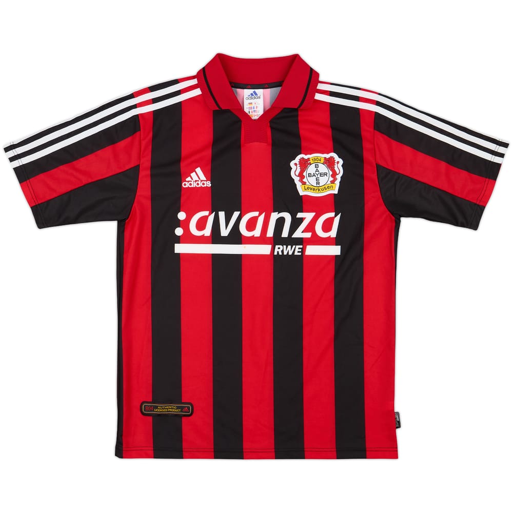 2000-01 Bayer Leverkusen Home Shirt - 8/10 - (XL.Boys)