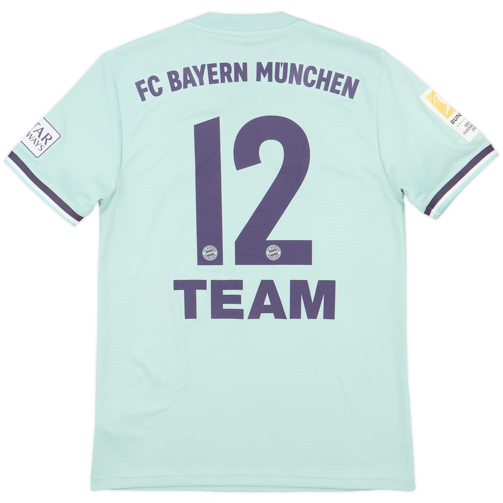 2018-19 Bayern Munich Away Shirt Team #12 - 10/10 - (S)