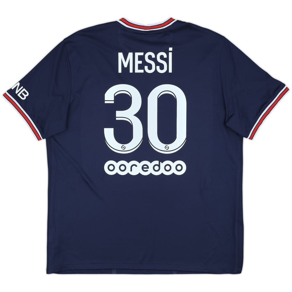 2021-22 Paris Saint-Germain Home Shirt Messi #30 - 9/10 - (XL)