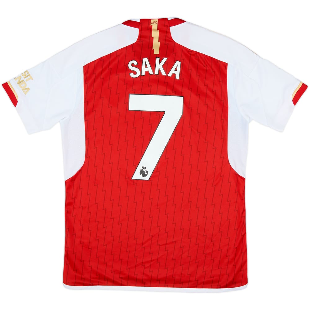 2022-23 Arsenal Home Shirt Saka #7 - 7/10 - (L)