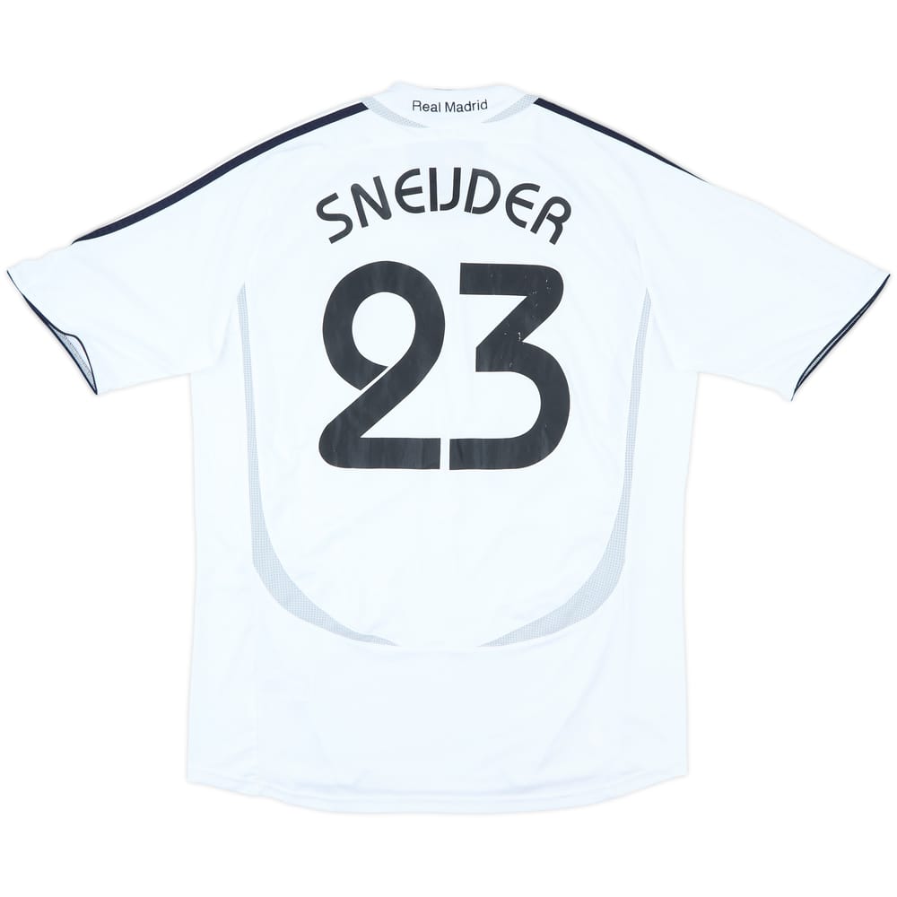 2006-07 Real Madrid Home Shirt Sneijder #23 - 7/10 - (L)