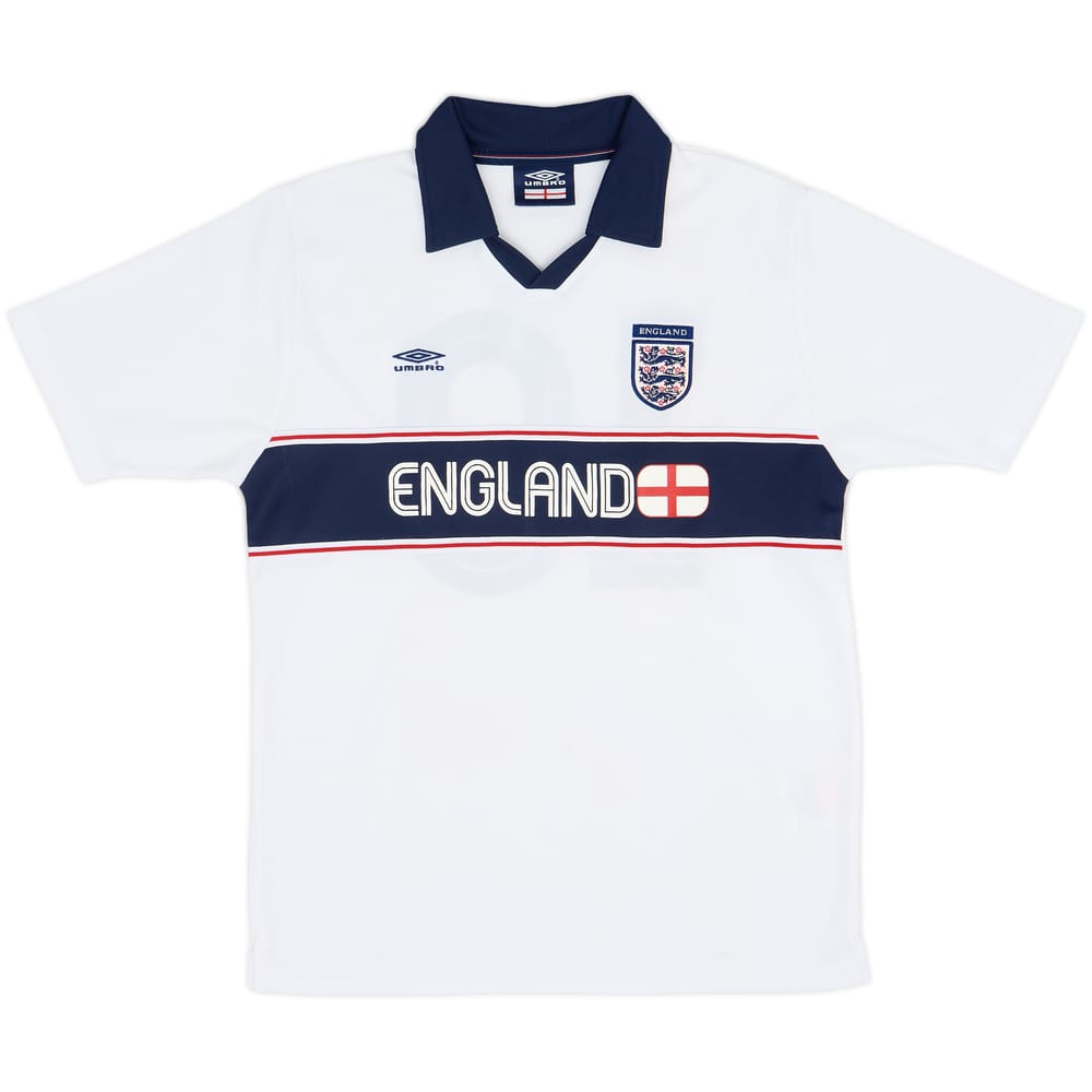 2002-04 England Umbro Polo Shirt #10 - 6/10 - (M)