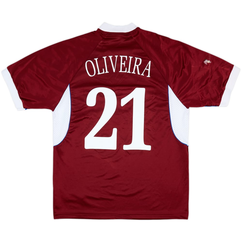 2002-03 Como Third Shirt Oliveira #21 - 7/10 - (XL)