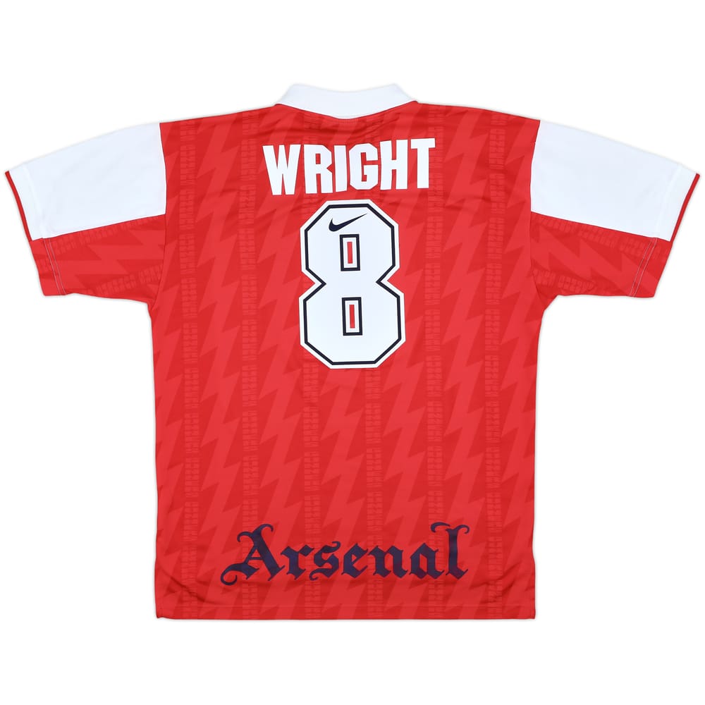 1994-96 Arsenal Home Shirt Wright #8 - 8/10 - (XL)