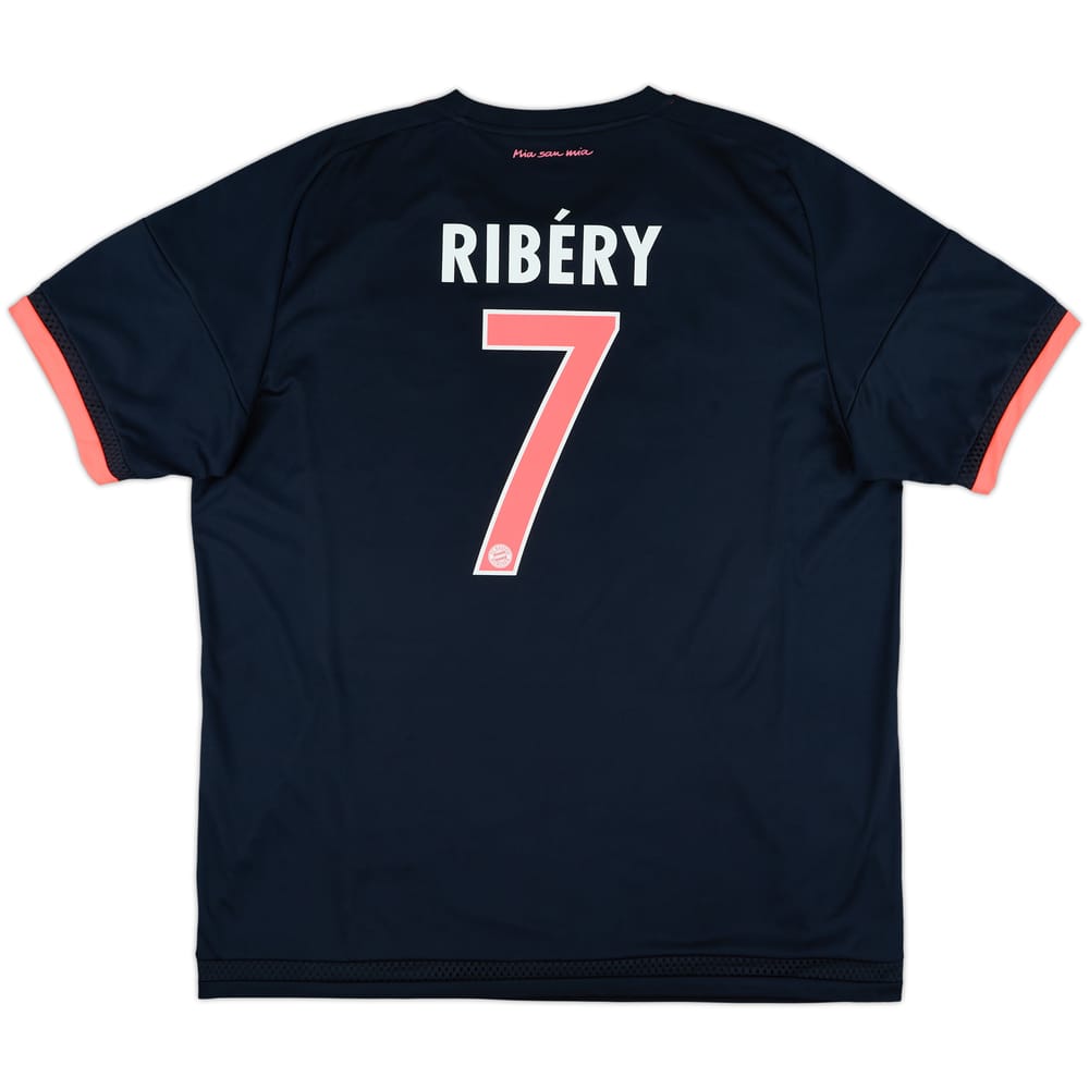 2015-16 Bayern Munich Third Shirt Ribery #7 - 8/10 - (XL)