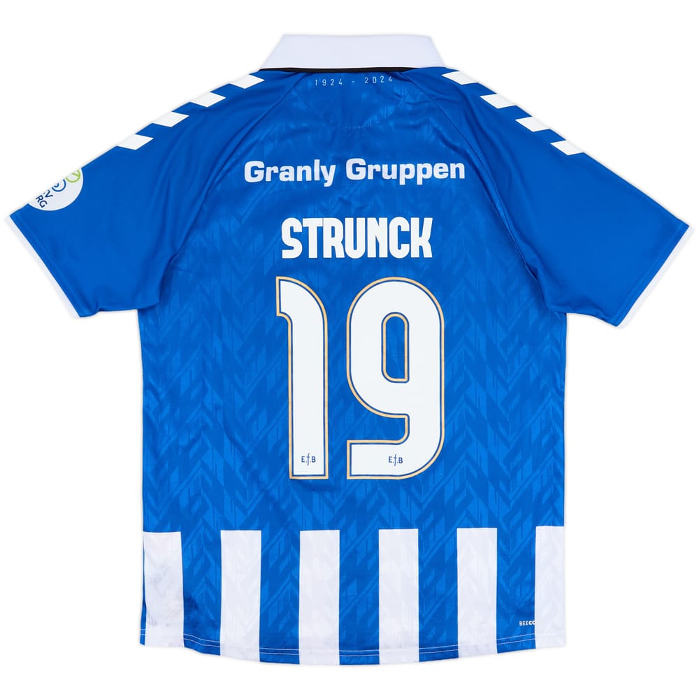 2024-25 Esbjerg Home Shirt Strunck #19 - 5/10 - (L)