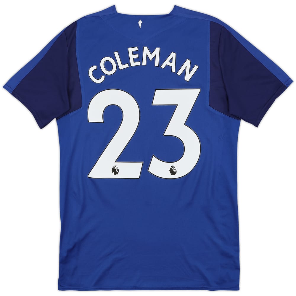 2017-18 Everton Home Shirt Coleman #23 - 8/10 - (M)
