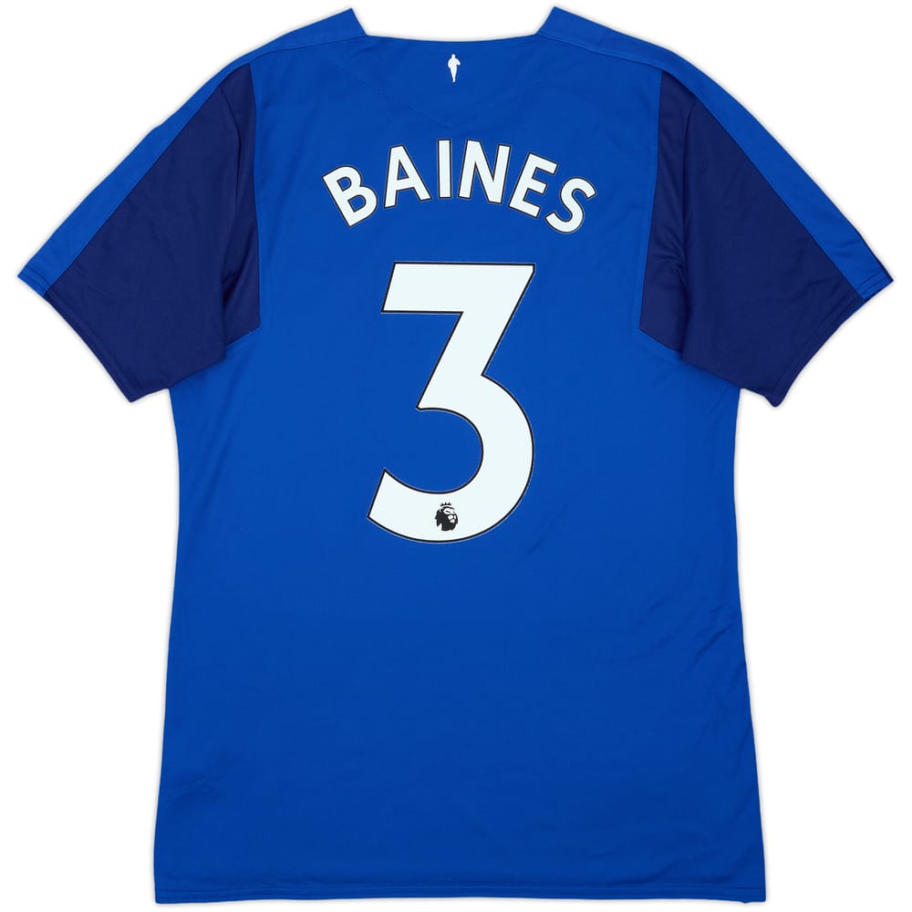 2017-18 Everton Home Shirt Baines #3 - 10/10 - (Women's M)