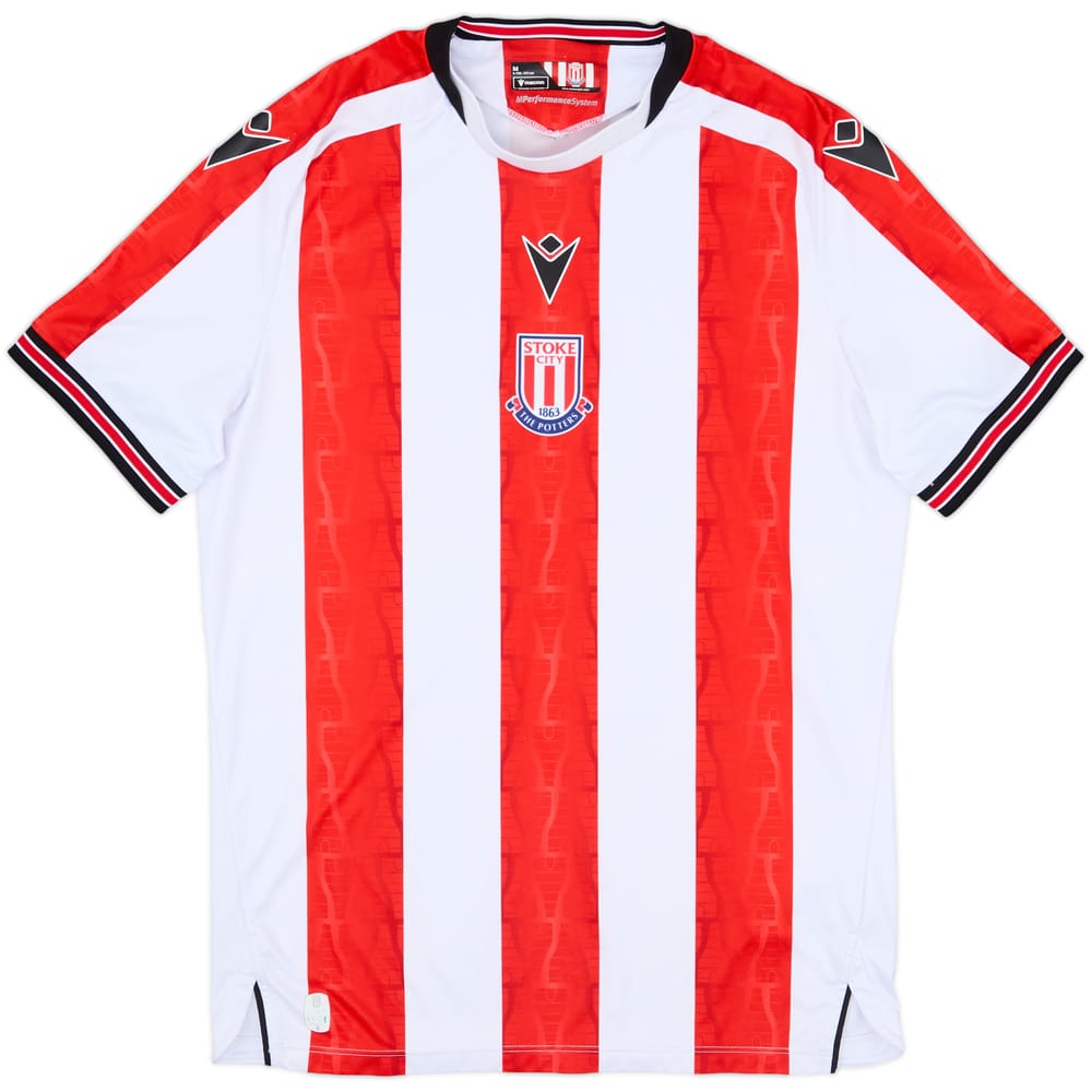 2024-25 Stoke City Home Shirt #2 - 7/10 - (M)