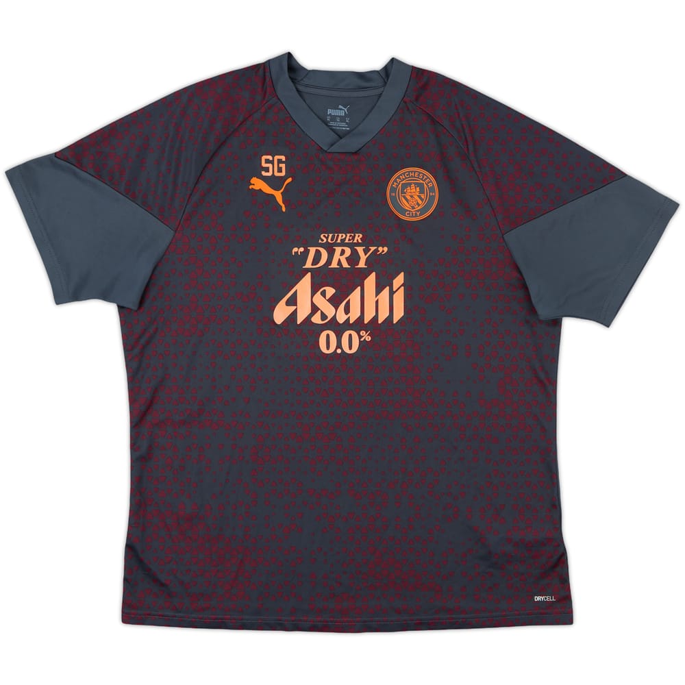2023-24 Manchester City Puma Staff Issue Training Shirt SG - 9/10 - (XL)