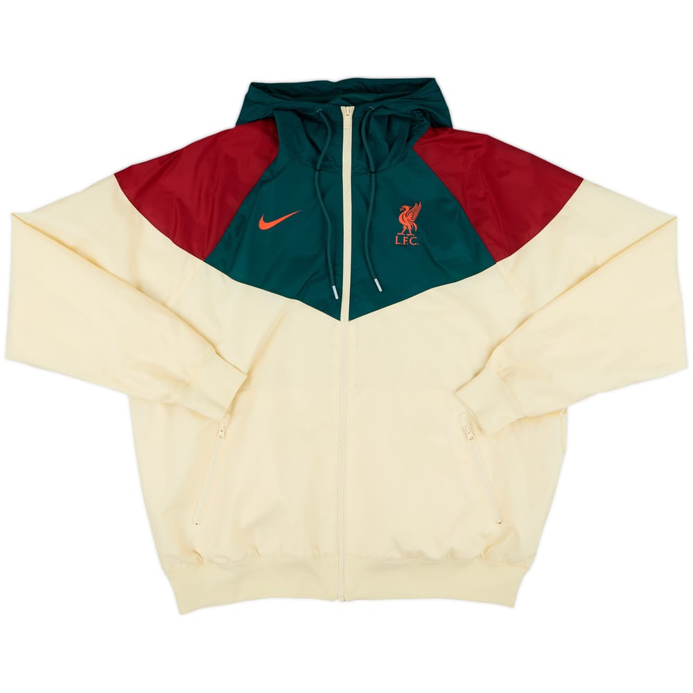 2021-22 Liverpool Nike Hooded Rain Jacket - 8/10 - (L)