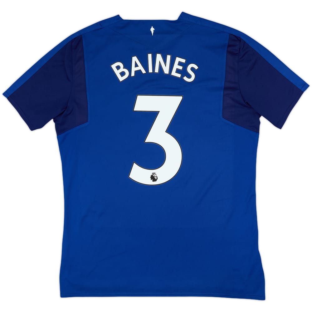 2017-18 Everton Home Shirt Baines #3 - 8/10 - (L)