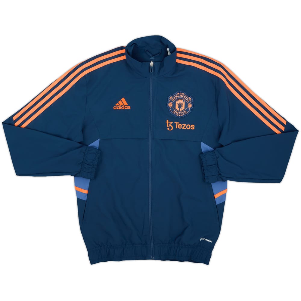 2022-23 Manchester United adidas Track Jacket - 7/10 - (XS)