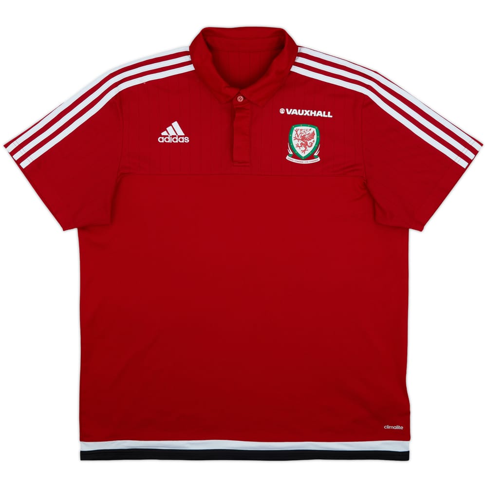 2016-17 Wales adidas Polo Shirt - 8/10 - (XL)