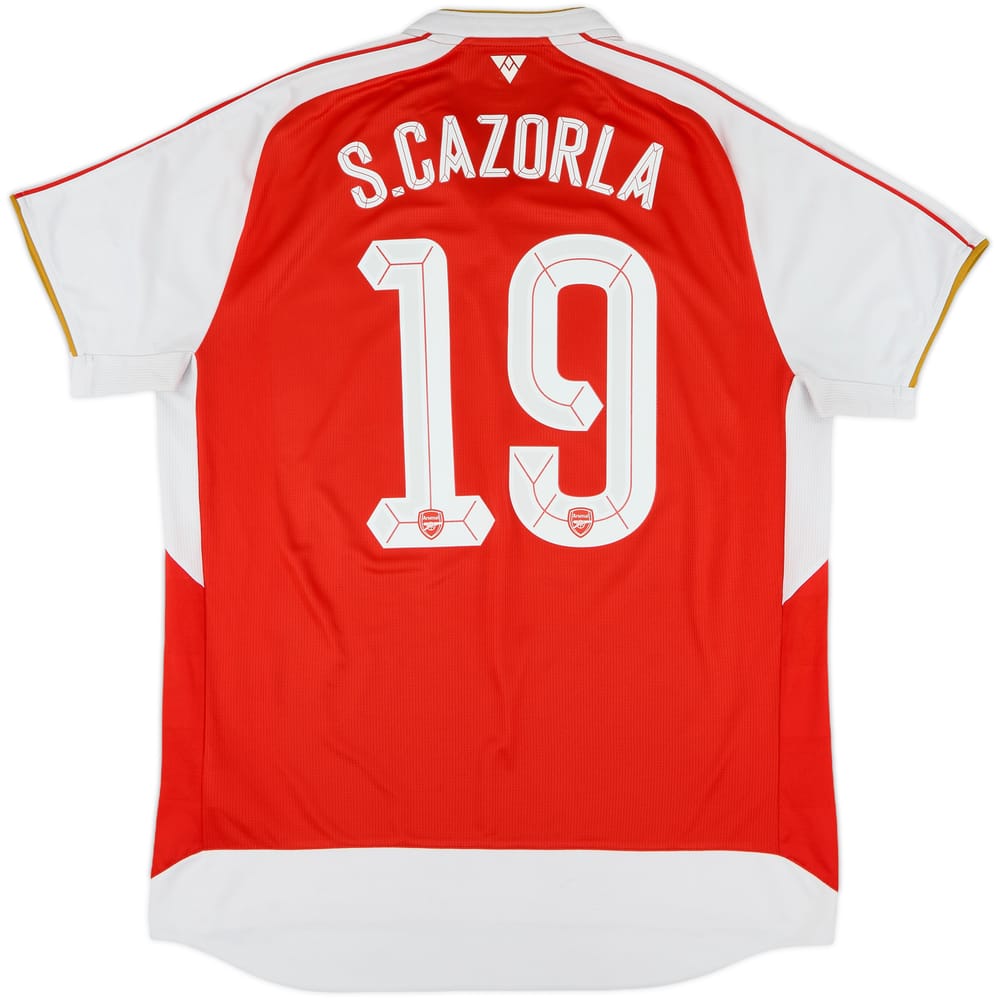 2015-16 Arsenal Home Shirt S.Cazorla #19 - 7/10 - (XL)