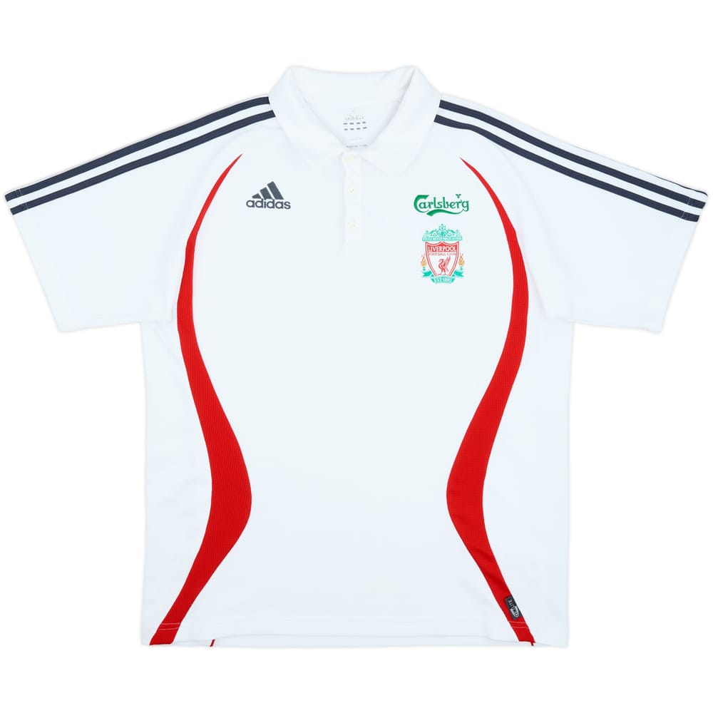 2006-07 Liverpool adidas Polo Shirt - 8/10 - (L)