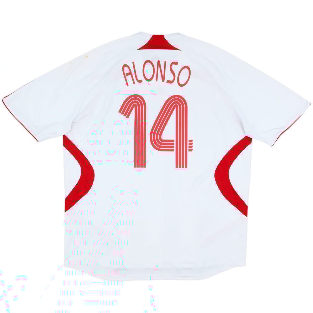 2007-08 Liverpool Away Shirt Alonso #14 - 6/10 - (XXL)