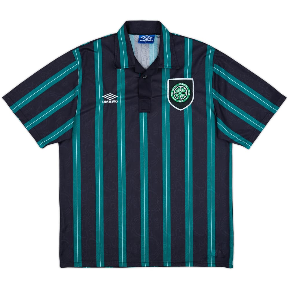 1992-93 Celtic Away Shirt - 9/10 - (L)