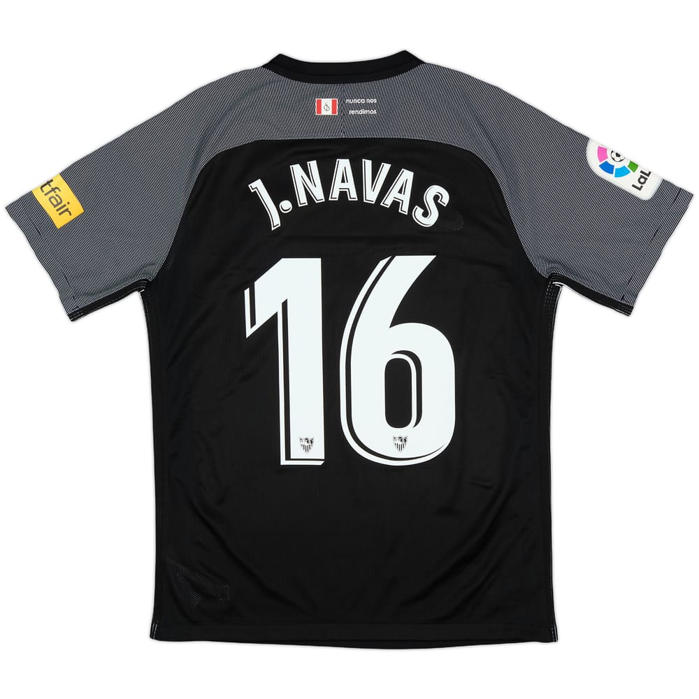 2018-19 Sevilla Third Shirt J.Navas #16 - 9/10 - (L)