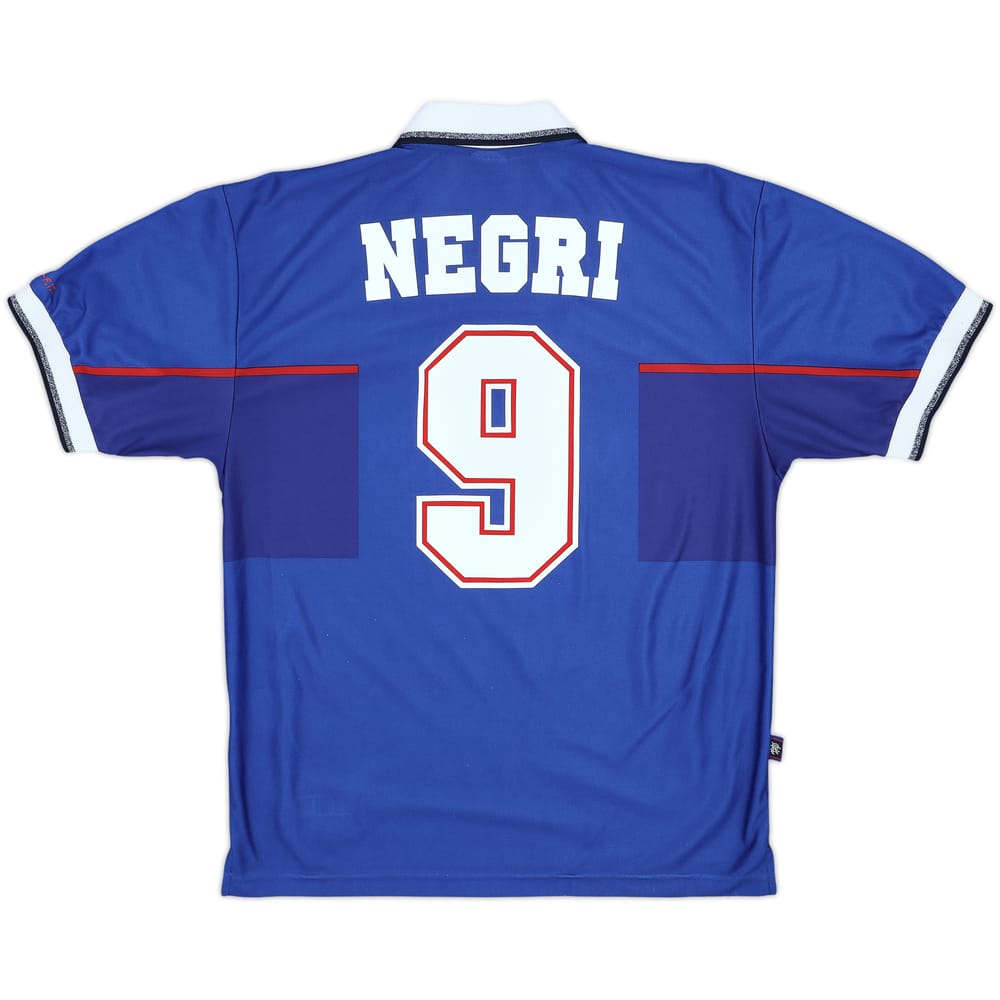 1997-99 Rangers Home Shirt Negri #9 - 8/10 - (M)