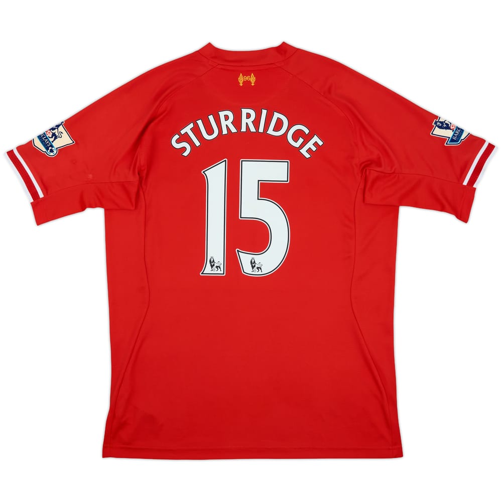 2013-14 Liverpool Home Shirt Sturridge #15 - 9/10 - (XL)