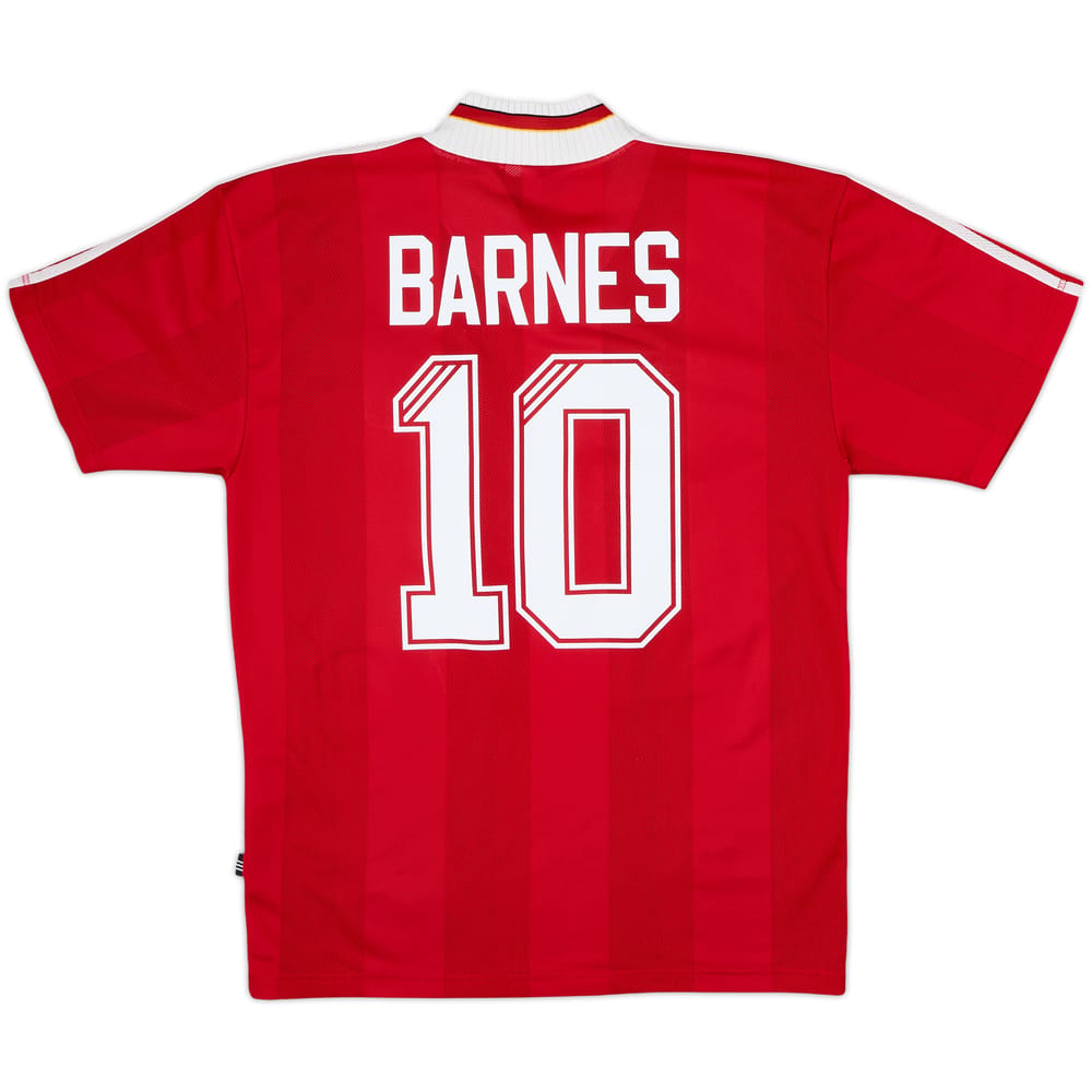 1995-96 Liverpool Home Shirt Barnes #10 - 8/10 - (L)