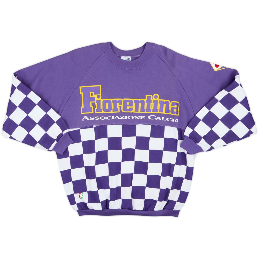 1990-91 Fiorentina Le Felpe Dei Grandi Club Sweat Top - 8/10 - (L)