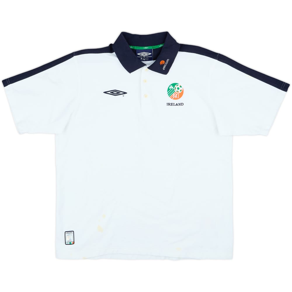 2002-03 Ireland Umbro Polo Shirt - 6/10 - (L)